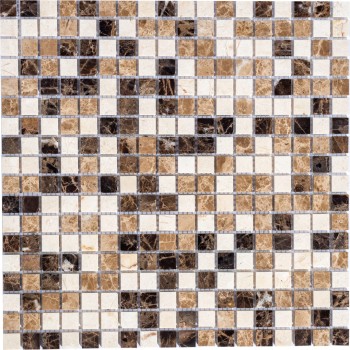 PIX268 Мраморная мозаика PIXEL 305x305 мм