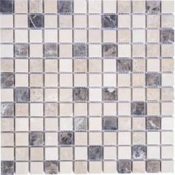 PIX272 Мраморная мозаика PIXEL 305x305 мм