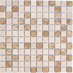 PIX274 Мраморная мозаика PIXEL 305x305 мм