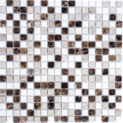 PIX277 Мраморная мозаика PIXEL 305x305 мм