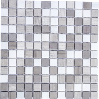 PIX279 Мраморная мозаика PIXEL 305x305 мм