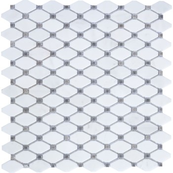 PIX284 Мраморная мозаика PIXEL 286х295 мм