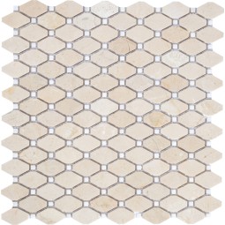 PIX285 Мраморная мозаика PIXEL 286x295 мм