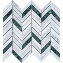 PIX287 Мраморная мозаика PIXEL 307x286 мм