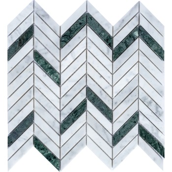 PIX287 Мраморная мозаика PIXEL 307x286 мм