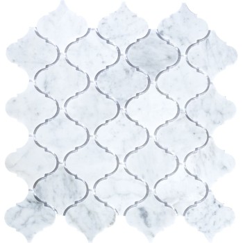 PIX291 Мраморная мозаика PIXEL 305x315 мм