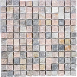 PIX301 Мозаика из сланца PIXEL 305x305 мм
