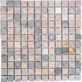 PIX301 Мозаика из сланца PIXEL 305x305 мм
