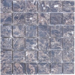 PIX303 Мраморная мозаика PIXEL 305x305 мм