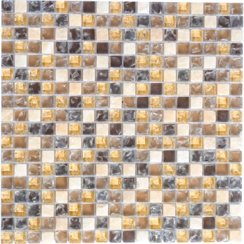 PIX704 Мозаика из оникса и стекла PIXEL 300x300 мм