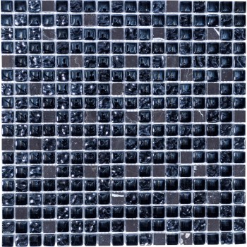 PIX714 Мозаика из мрамора и стекла PIXEL 300x300 мм