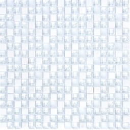 PIX715 Мозаика из мрамора и стекла PIXEL 300x300 мм