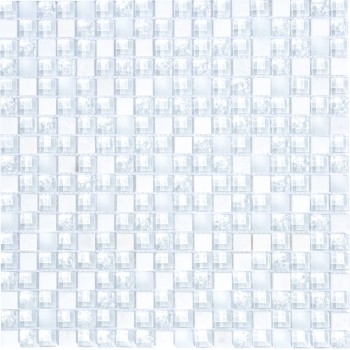 PIX715 Мозаика из мрамора и стекла PIXEL 300x300 мм