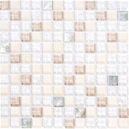 PIX716 Мозаика из стекла и металла PIXEL 300x300 мм
