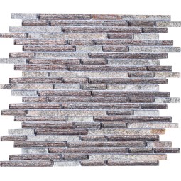 PIX726 Мозаика из мрамора и стекла PIXEL 286x300 мм