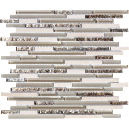 PIX729 Мозаика из мрамора и стекла PIXEL 286x300 мм