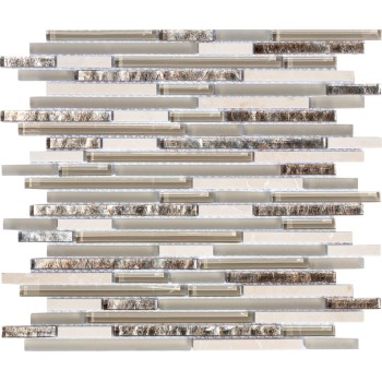 PIX729 Мозаика из мрамора и стекла PIXEL 286x300 мм