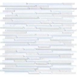 PIX735 Мозаика из мрамора и стекла PIXEL 300x300 мм