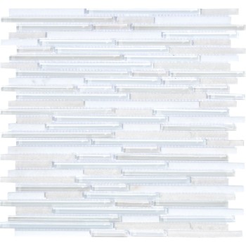 PIX735 Мозаика из мрамора и стекла PIXEL 300x300 мм