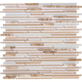 PIX736 Мозаика из мрамора и стекла PIXEL 300x300 мм