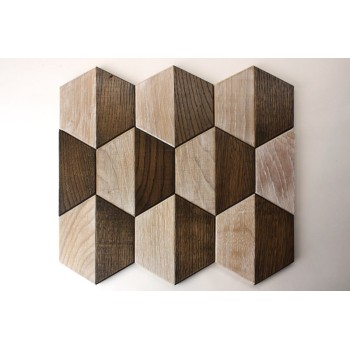 hexo2s60-28 Деревянная мозаика Geometrica 360x312 мм