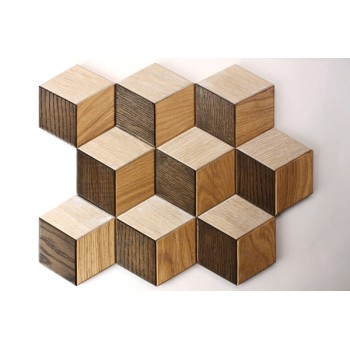 hexo3s60-mix1 Деревянная мозаика Geometrica 360x312 мм