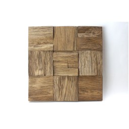 quadro3d100k-4 Деревянная 3D мозаика Geometrica 300x300 мм