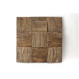 quadro3d100k-7 Деревянная 3D мозаика Geometrica 300x300 мм