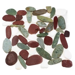 MS00-8A Мозаика из гальки Городской садовник 300*300 мм