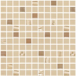 Astra Beige Стеклянная мозаика Старопетровское 317x317 мм