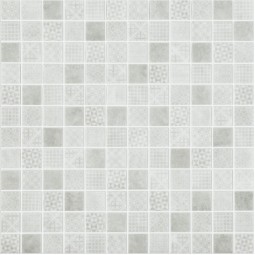 Born grey Стеклянная мозаика Старопетровское 317x317 мм