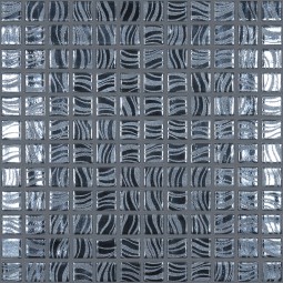 Glitter Blue Стеклянная мозаика Старопетровское 317х317 мм