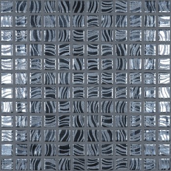 Glitter Blue Стеклянная мозаика Старопетровское 317х317 мм